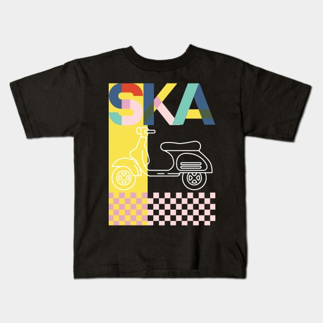 Ska Future,Ska Past Kids T-Shirt by J&S mason